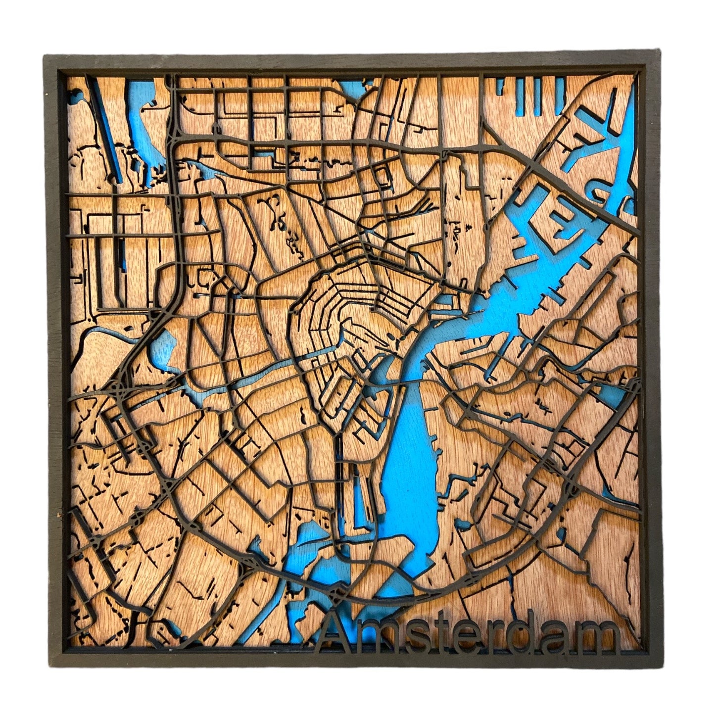 Amsterdam Map Wall Decor