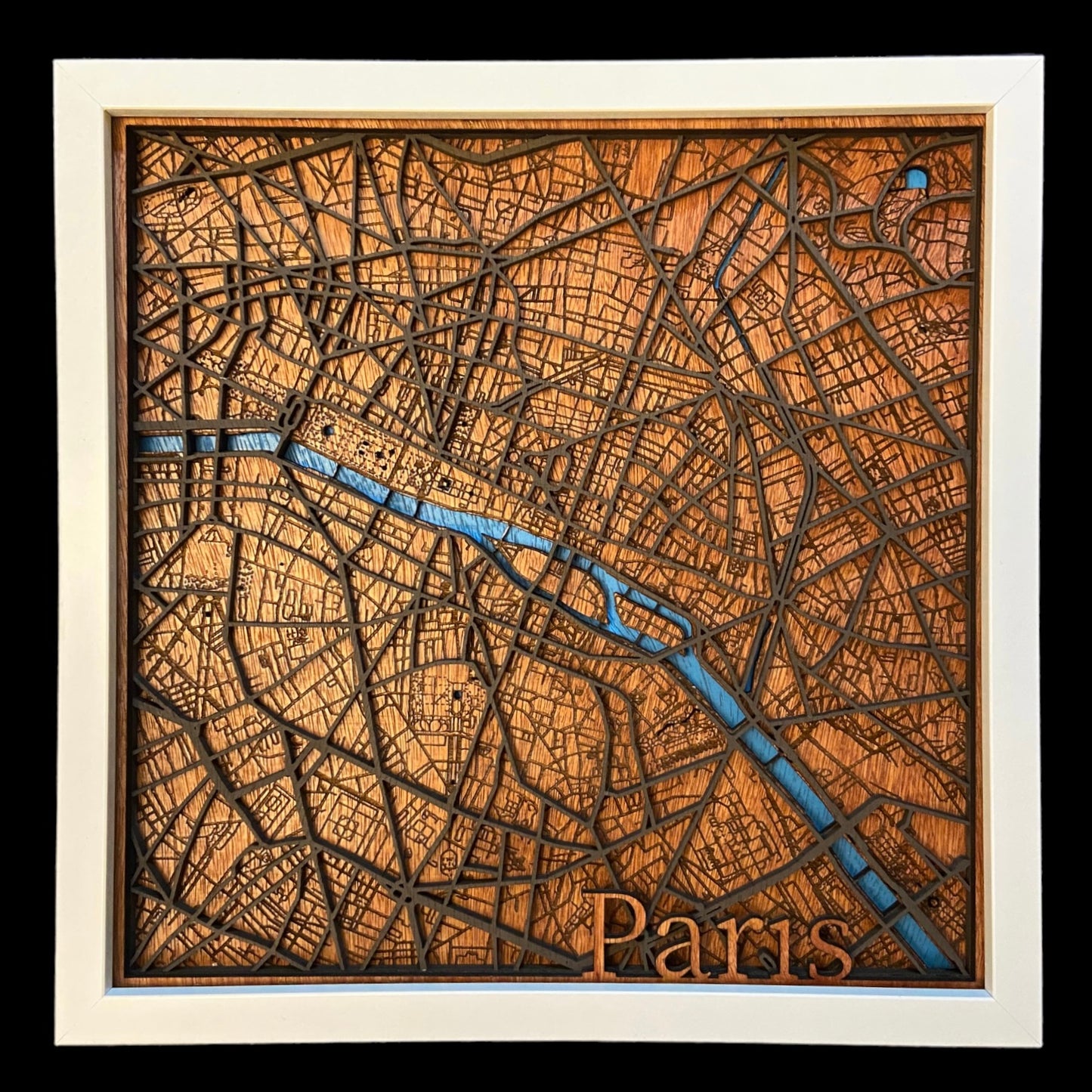 Paris Map Wall Decor