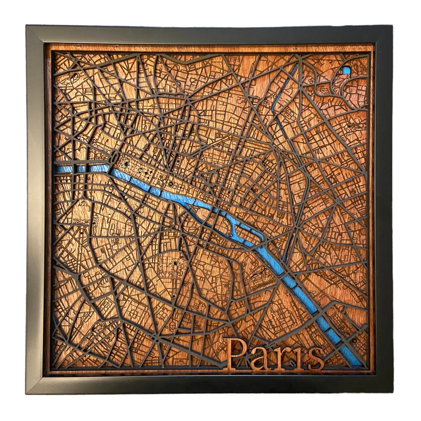 Paris Map Wall Decor