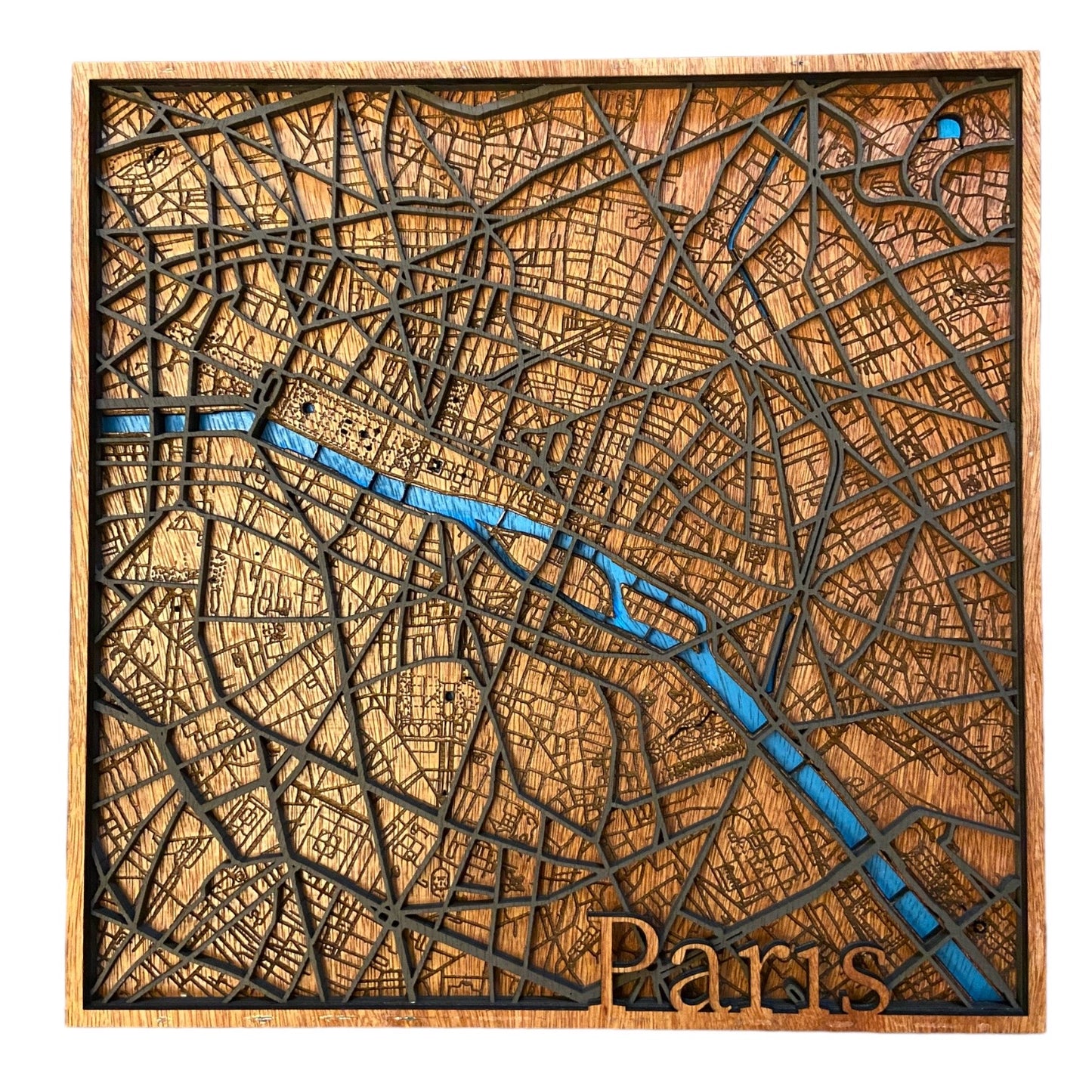 Paris Map Wall Decor