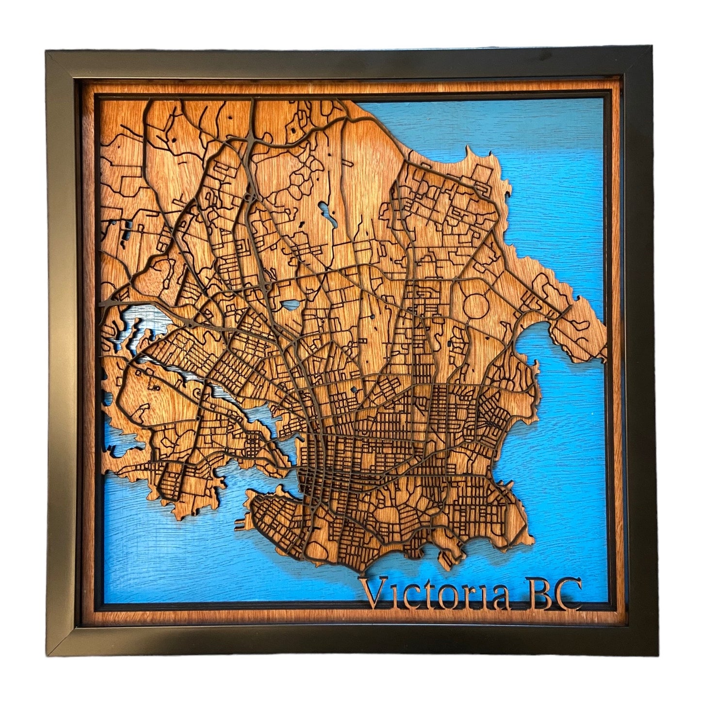 Victoria BC Map Wall Decor