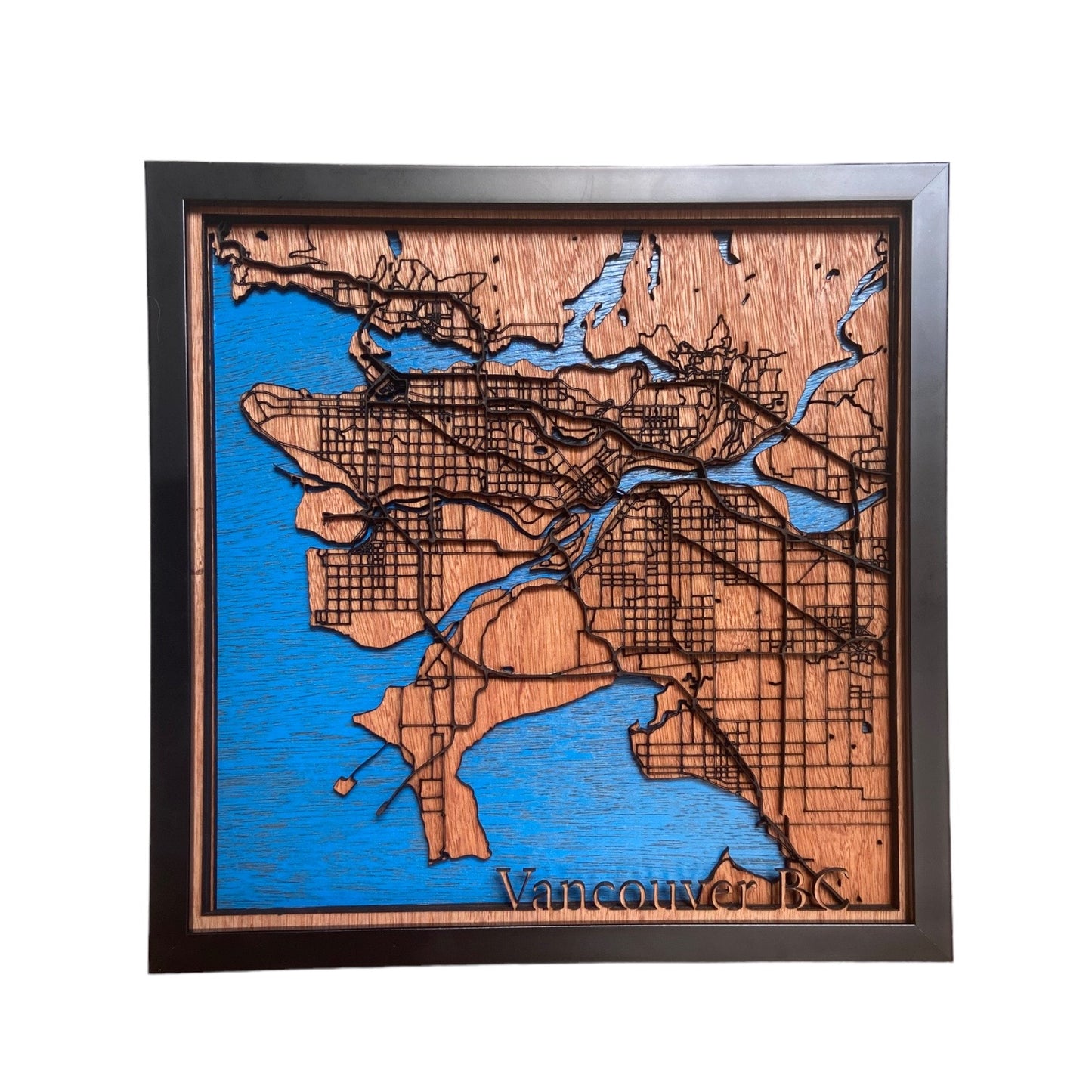 Vancouver Map Wall Decor