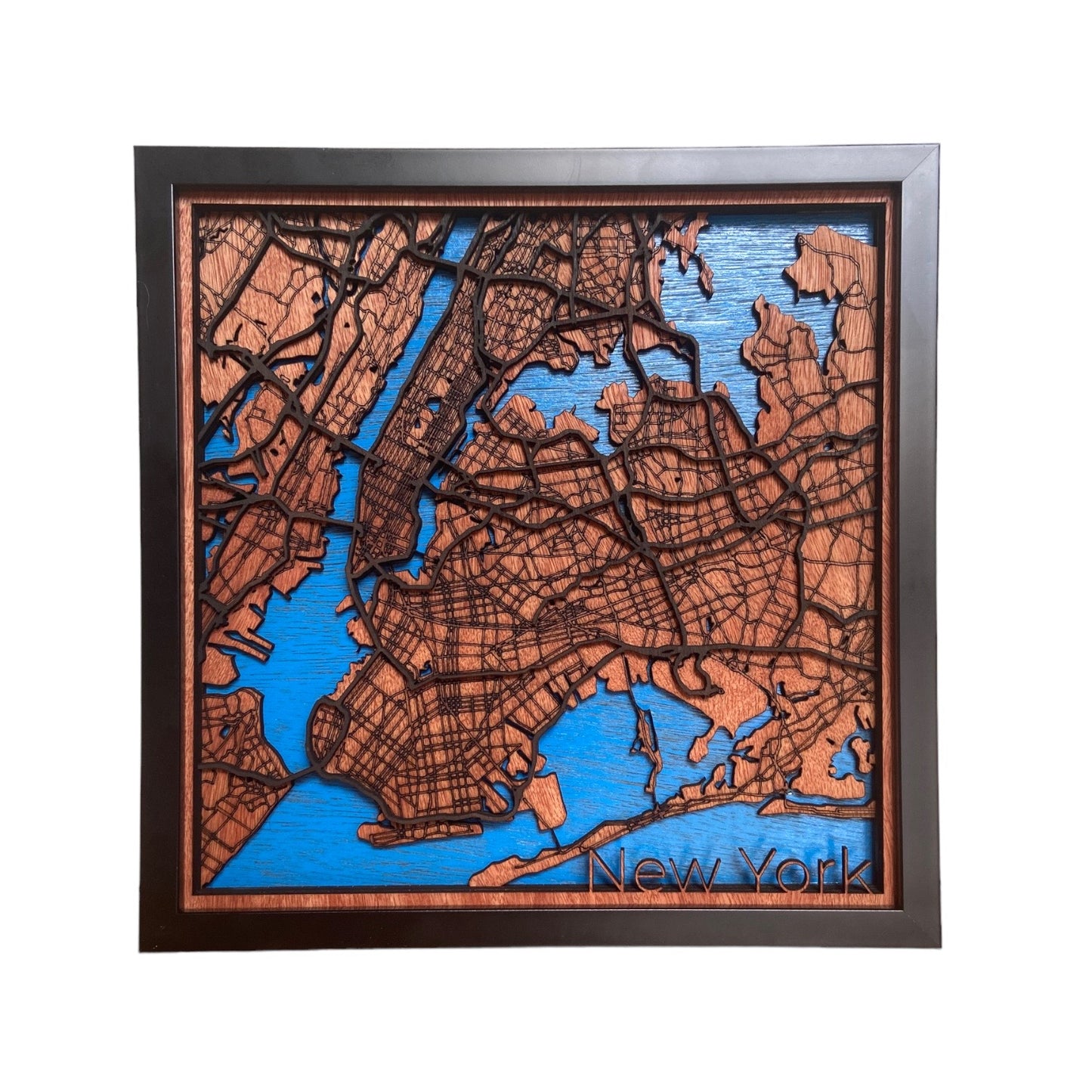 New York  Map Wall Decor