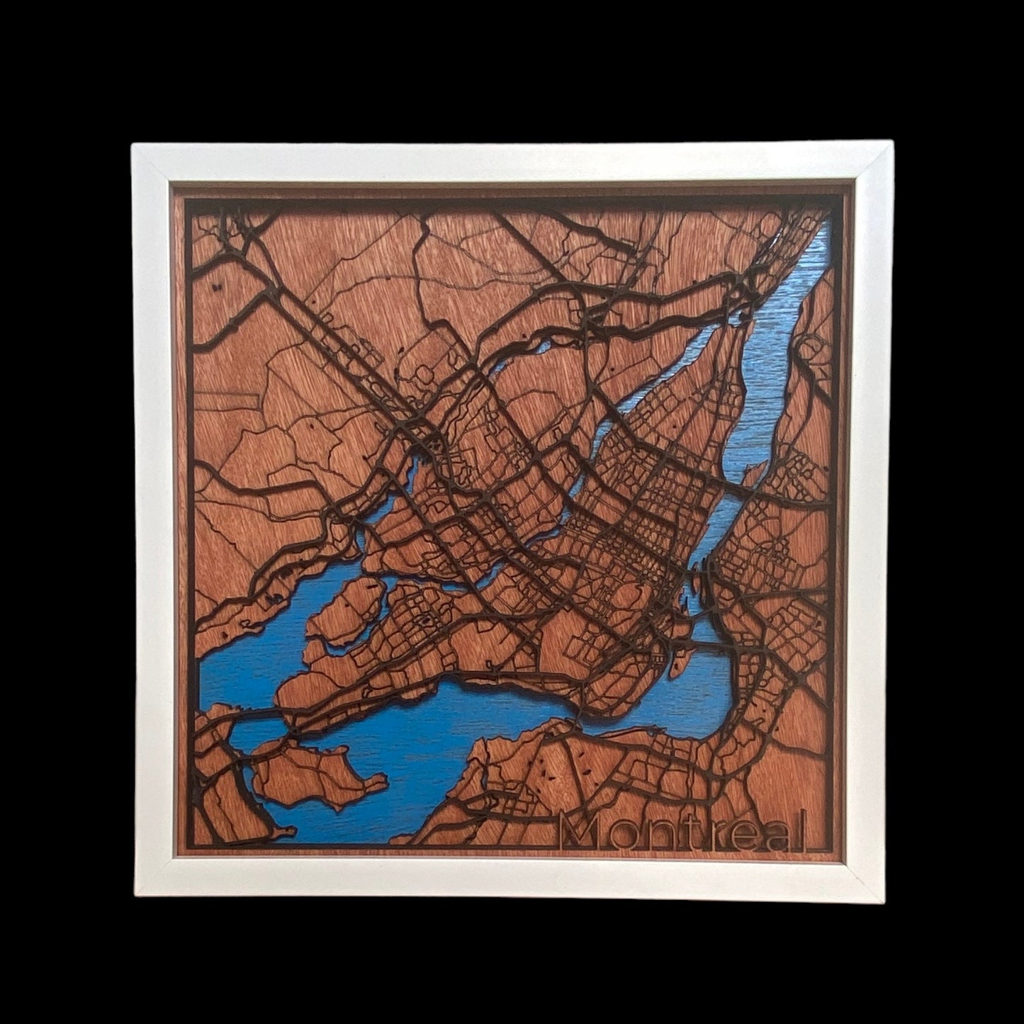 Montreal Map Wall Decor