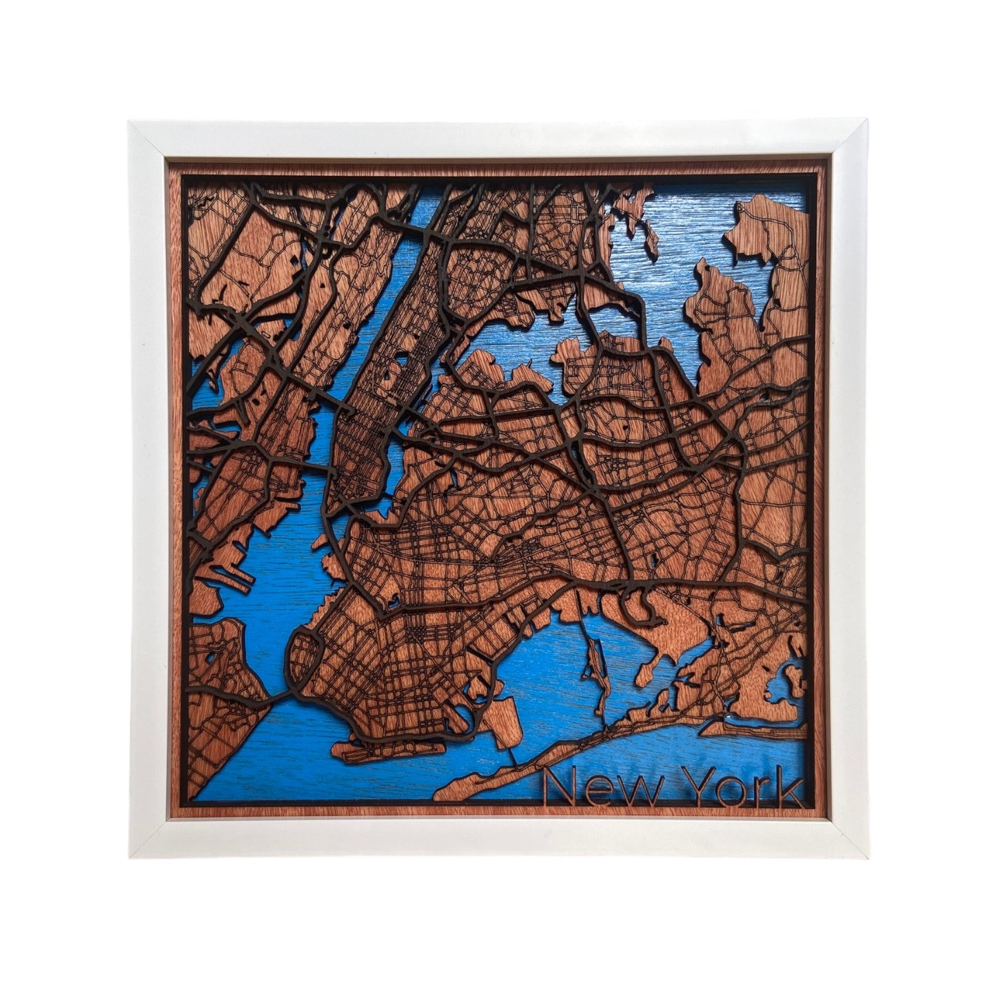 New York  Map Wall Decor