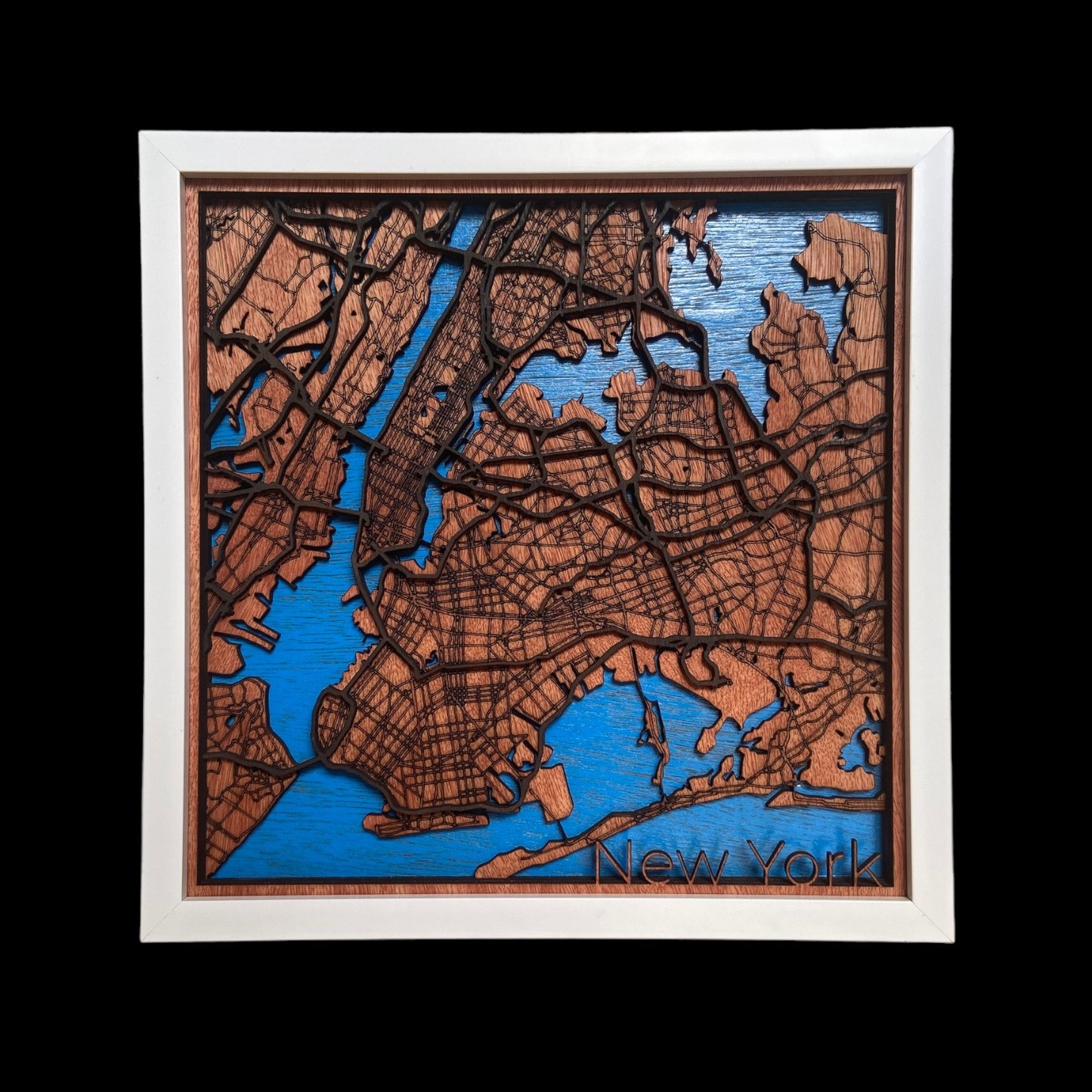 New York  Map Wall Decor