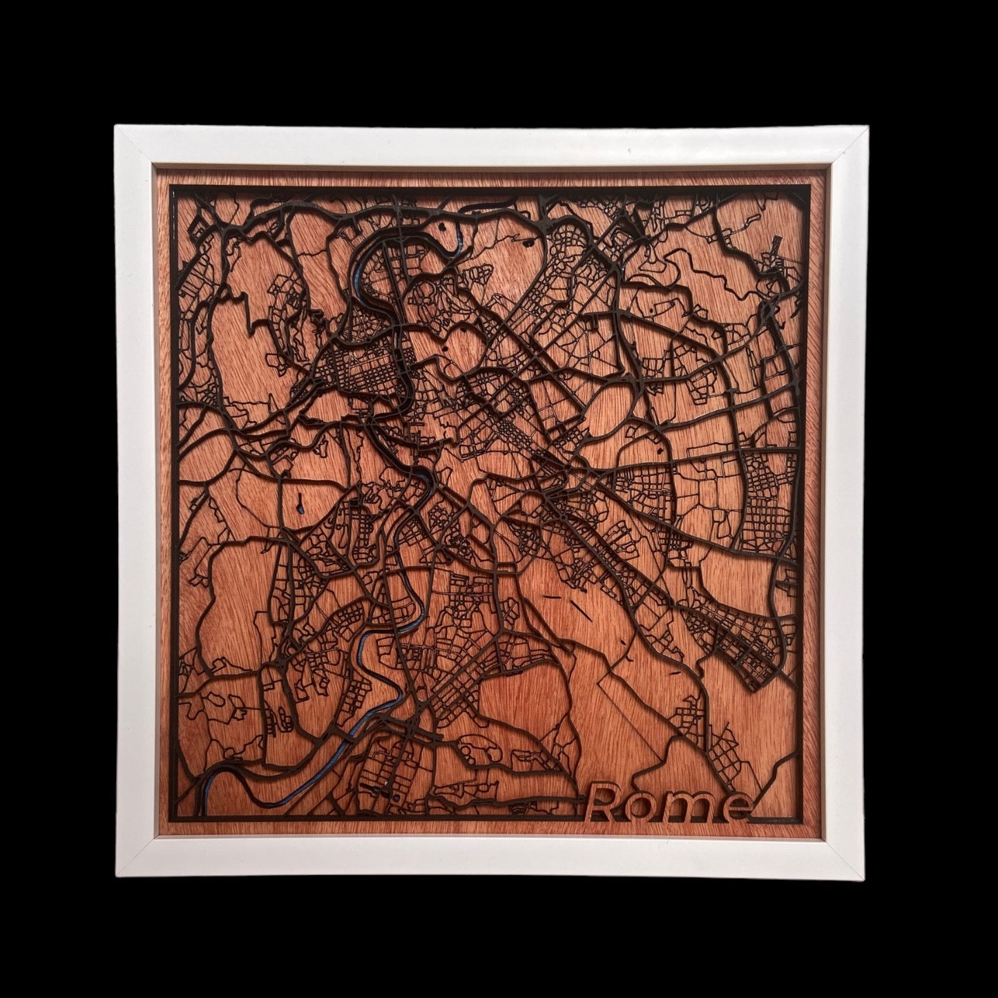 Rome Map Wall Decor