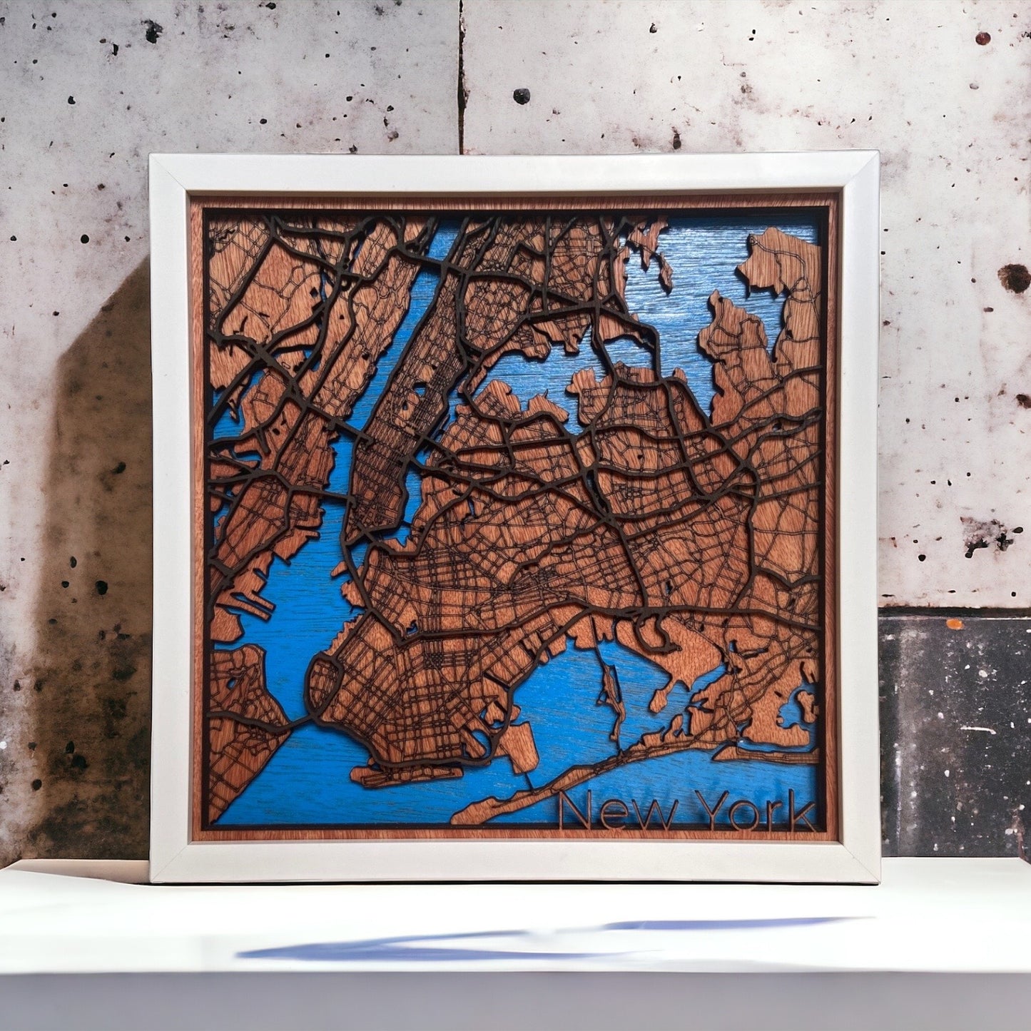 New York  Map Wall Decor