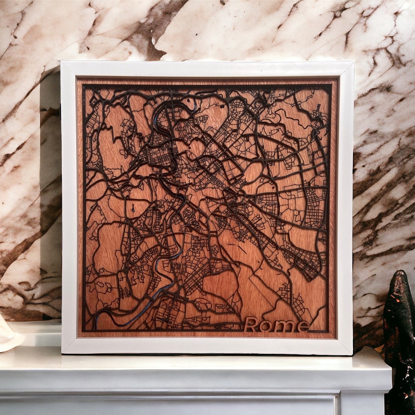 Rome Map Wall Decor