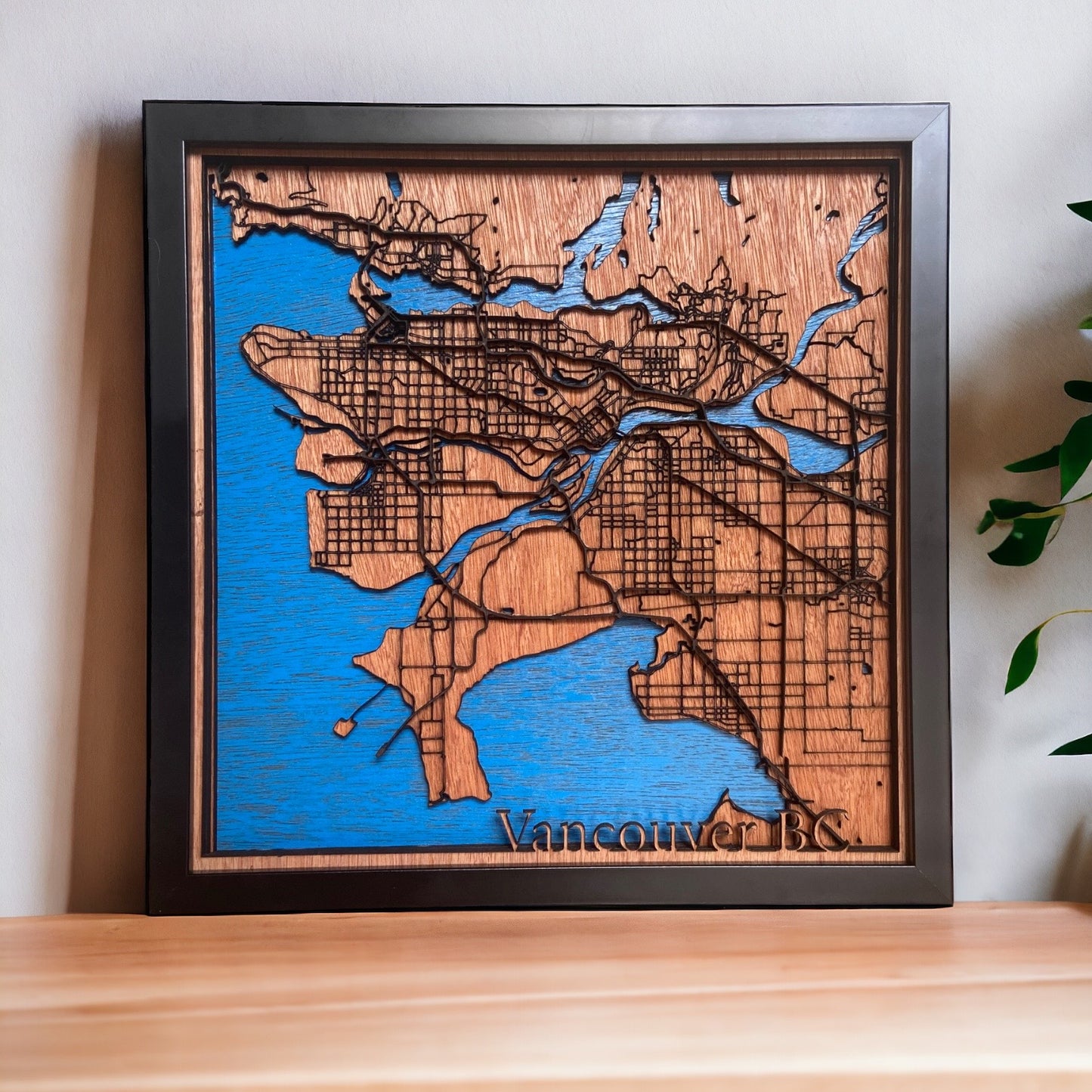 Vancouver Map Wall Decor