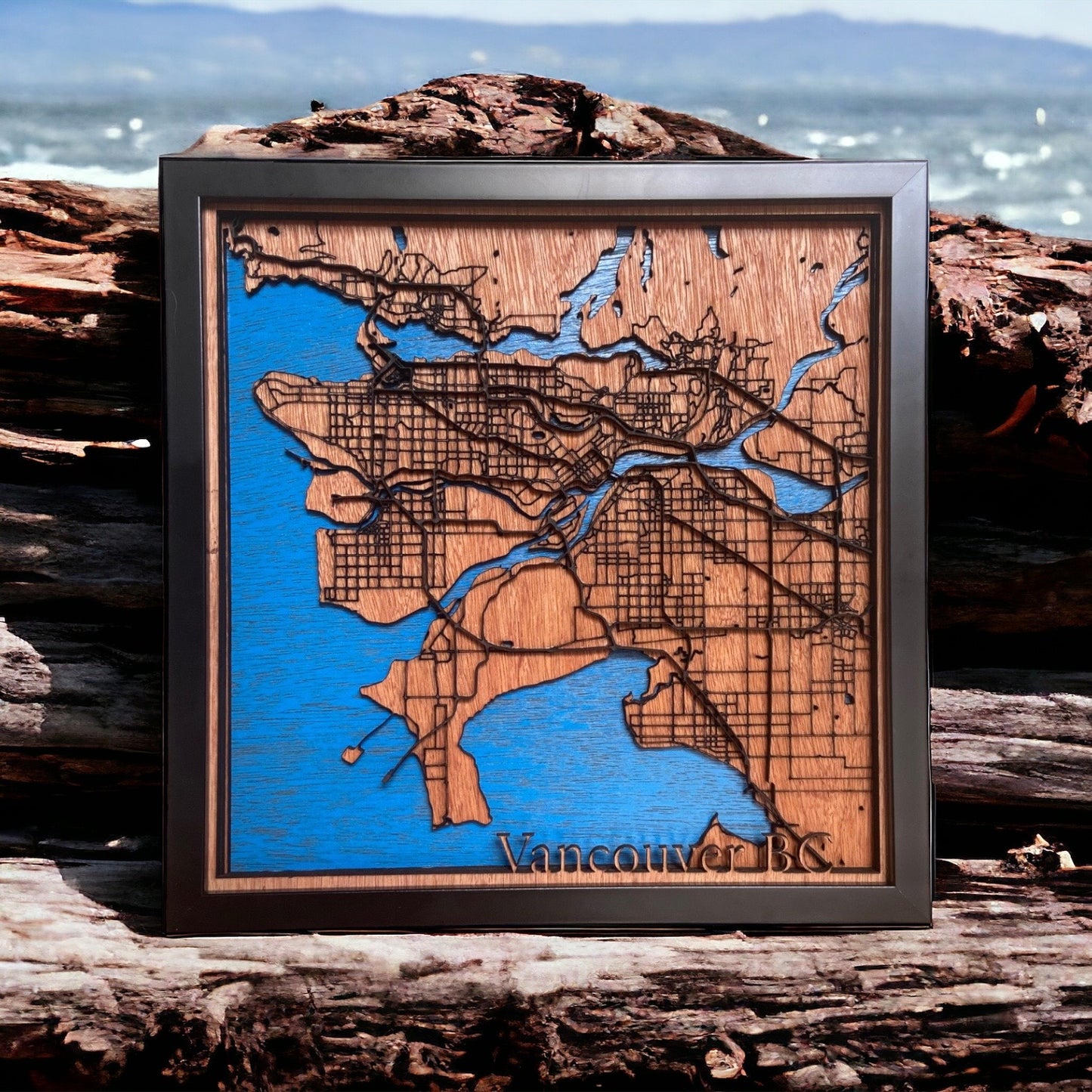 Vancouver Map Wall Decor