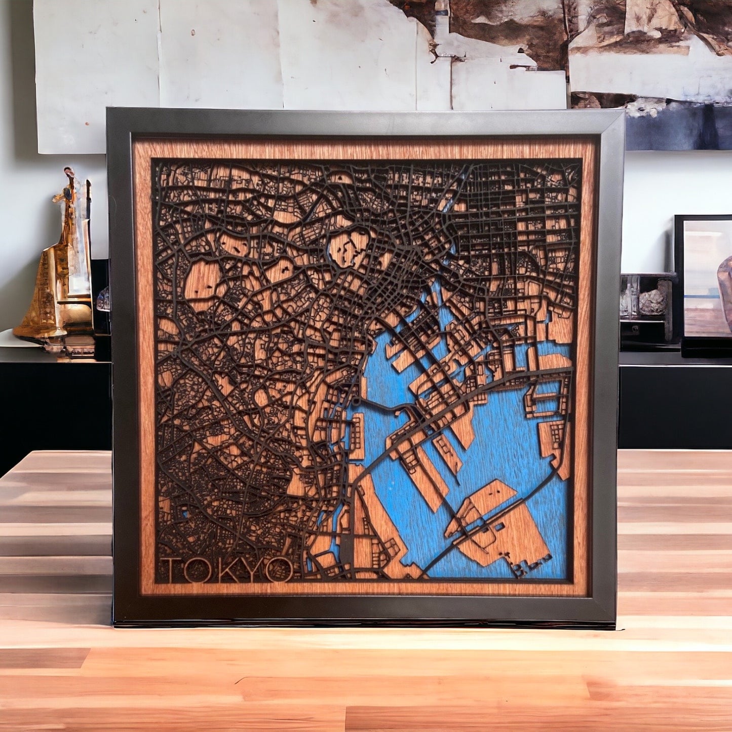 Tokyo Map Wall Decor