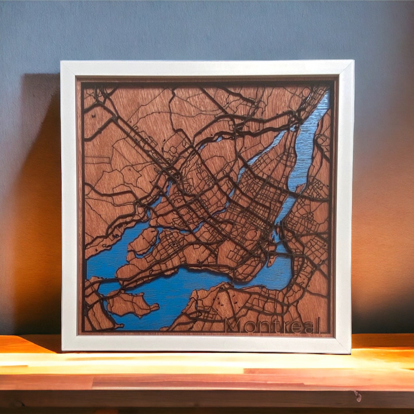 Montreal Map Wall Decor